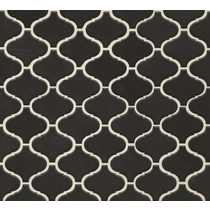Lantern Black Satin Mosaic Tile 