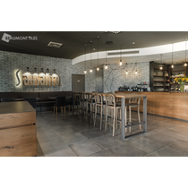 Tribeca Grey Brick Textured Tile 