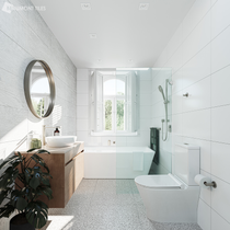 Spatial White Gloss Tile 