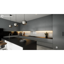 Spatial Divot White Structured Gloss Tile 