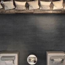 Oak Wood Black Matt Tile 