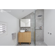Spatial White Satin Tile 