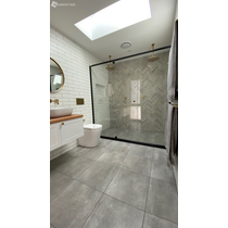 Parade Thala Grey Limestone Natural Product Herringbone Honed Mosaic 