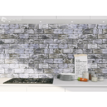 Aged Wood Blue Matt Tile 