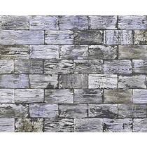 Aged Wood Blue Matt Tile 