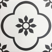 Majorca Flower White Matt Tile 