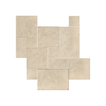 Pierre Beige Limestone Textured French Pattern Tile 
