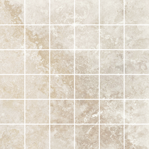 Pompeii Travertine Crema Microtec Textured Mosaic Tile 