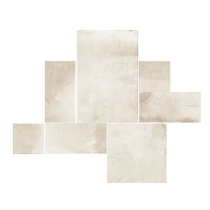 Tuscano Shell Structured Microtec Textured French Pattern Tile 