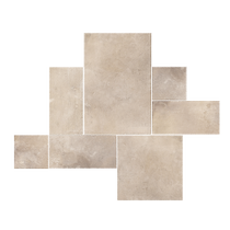 Tuscano  Sand Structured Microtec Textured French Pattern Tile 