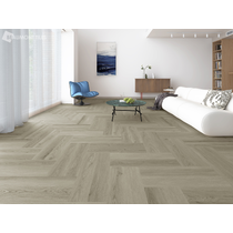 Charm Grey Oak Herringbone Hybrid Textured 