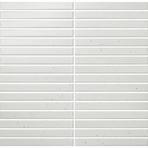 Lithic Kit Kat White Matt Mosaic Tile 